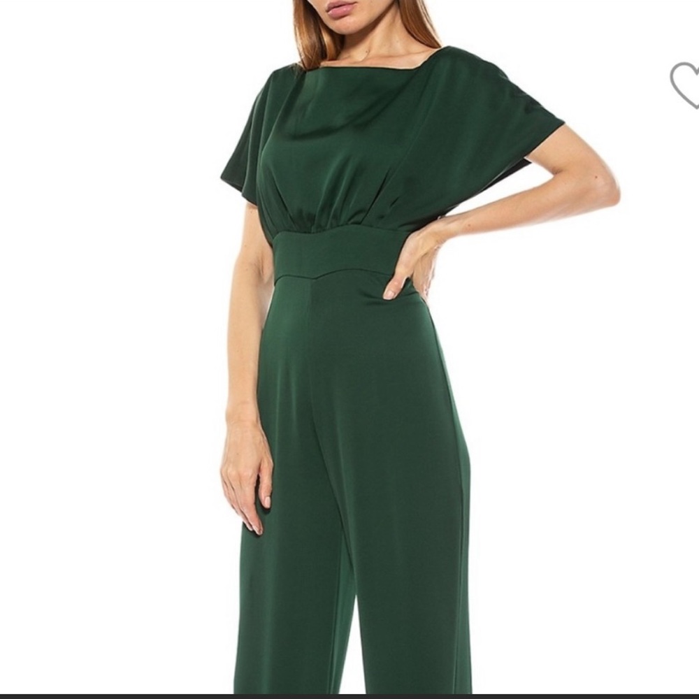 Alexia Admor - Wide Leg Satin Jumpsuit